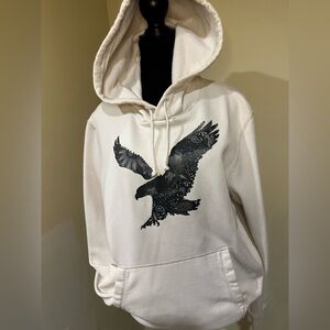 🦅 1990 American Eagle Outfitters graphic hoodie.